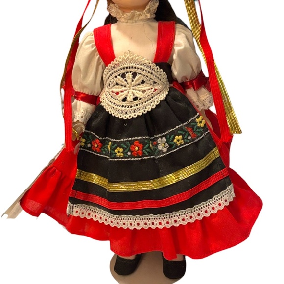 NWT-Traditional Red and Black Doll - Picture 4 of 14